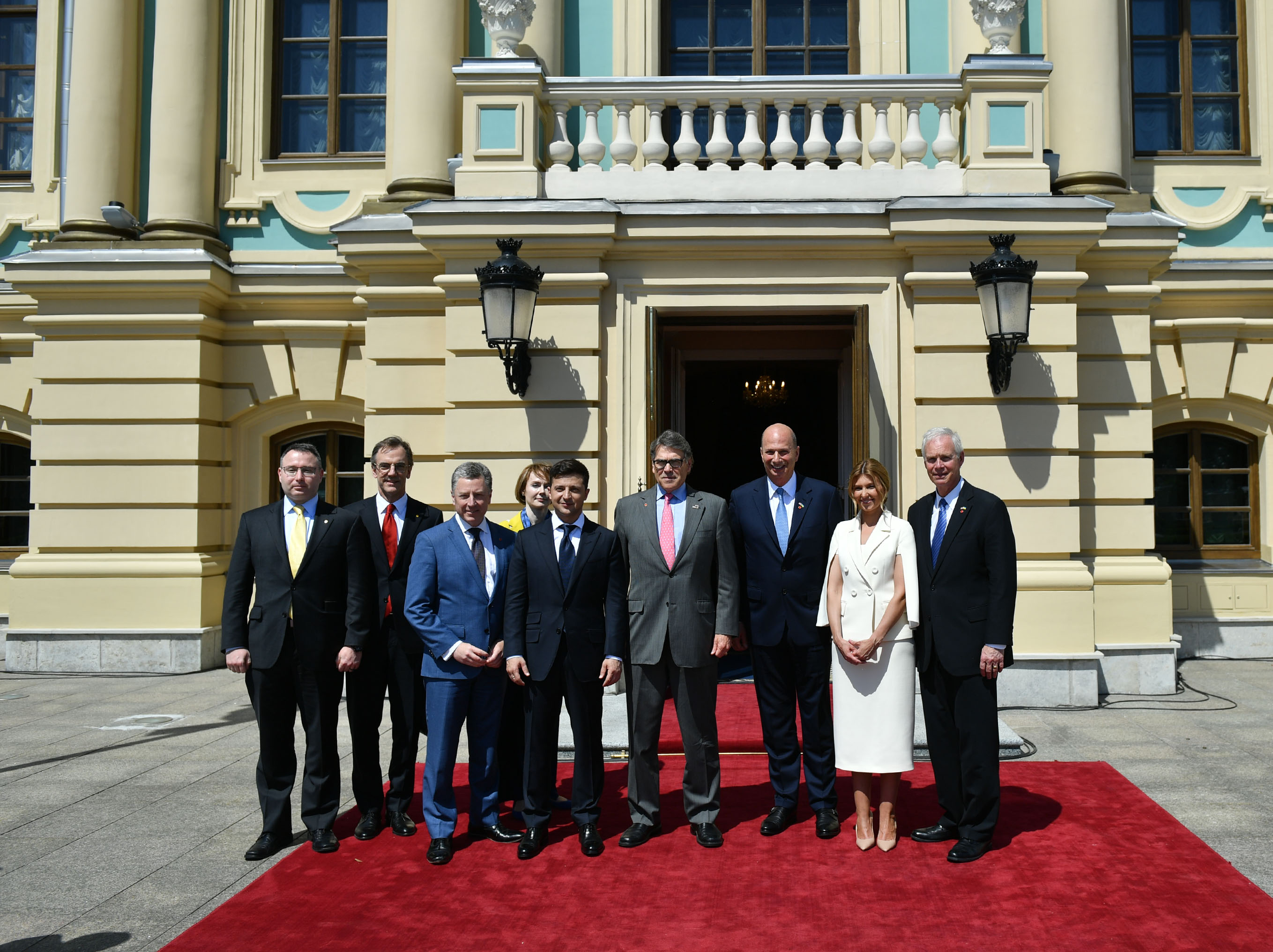 Alexander Vindman in the U.S. delegation at Volodymyr Zelensky's 2019 presidential inauguration