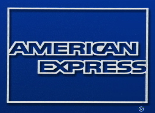 The American Express logo on a white background.