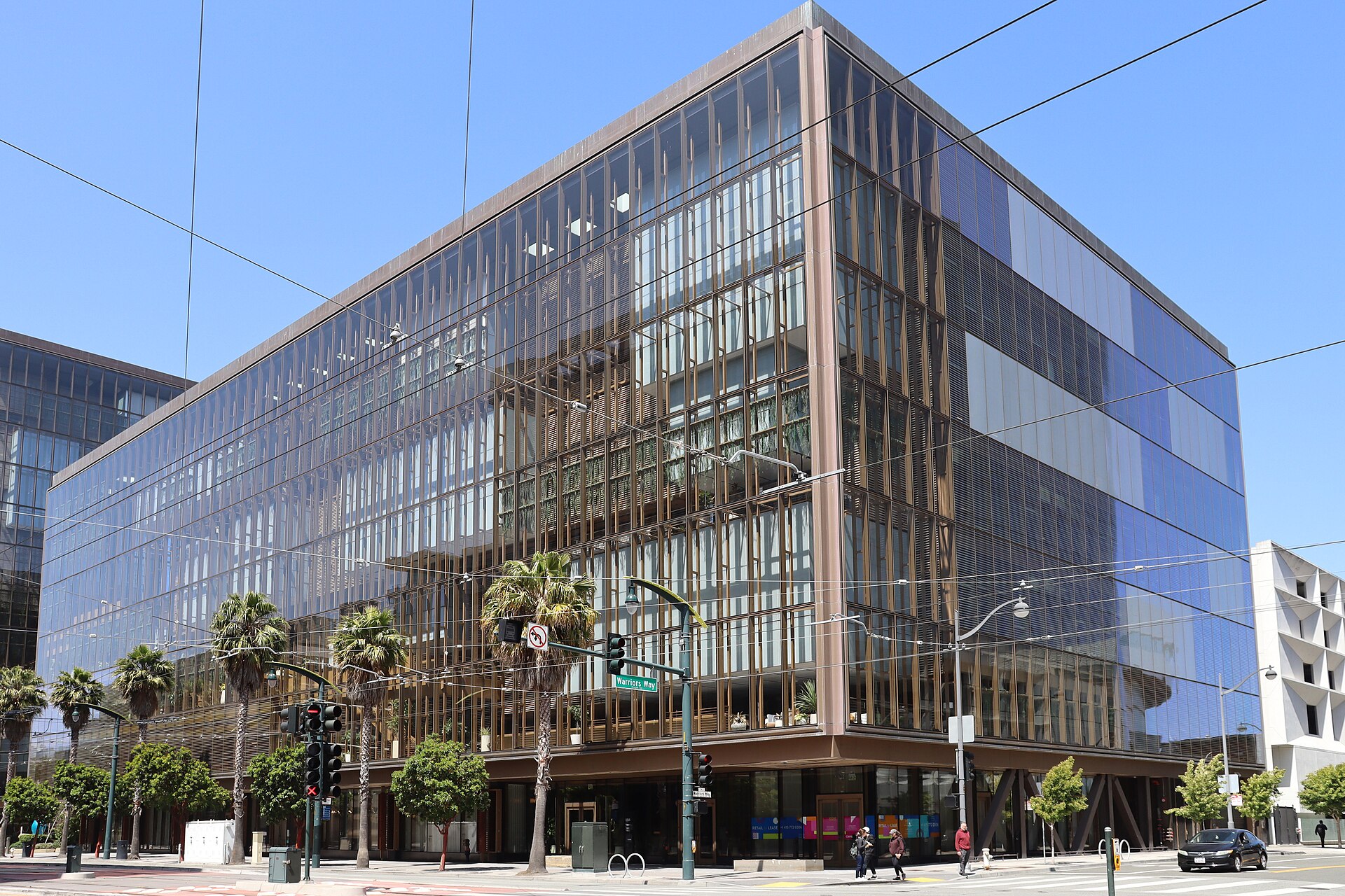 Exterior of the office building at 1515 Third Street in Mission Bay, San Francisco — the building identified as OpenAI’s headquarters.