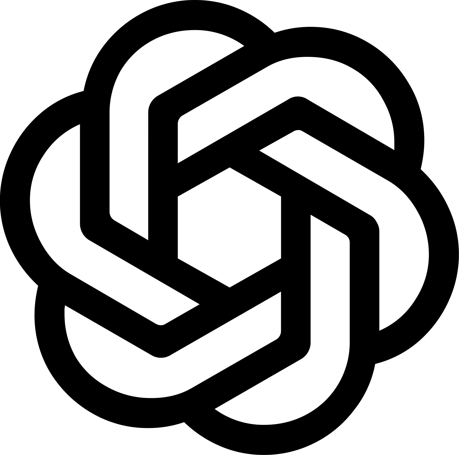 OpenAI blossom logo (official 2025 symbol)
